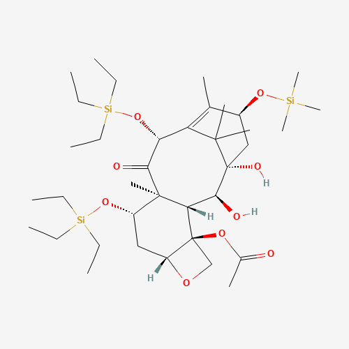 2-Debenzoyl-7,10-bis[O-(triethylsilyl)]-10-deacetyl-13-O-trimethylsilyl Baccatin III (CAS: 159383-94-5) - Related Chemical Product