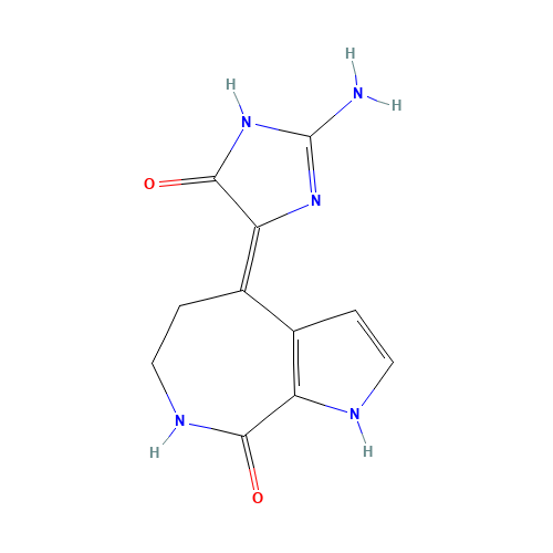 Debromo Hymenialdisine (CAS: 75593-17-8) - Chemical Structure and Molecular Formula 