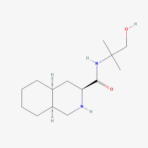 (3S,4aS,8aS)-Decahydro-N-(2-hydroxy-1,1-dimethylethyl)-3-isoquinolinecarboxamide (CAS: 213135-54-7) - Related Chemical Product