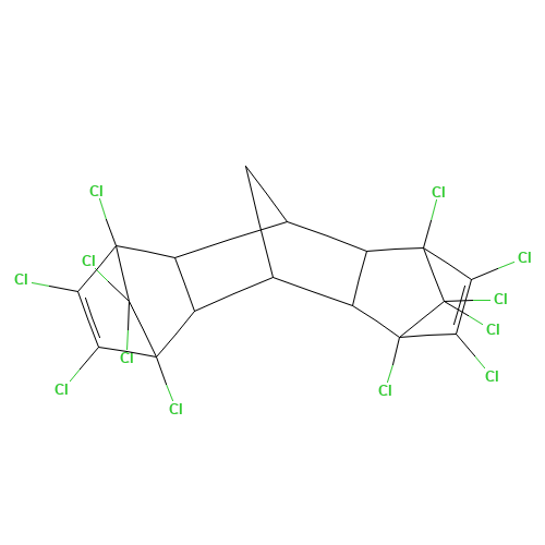 Dechlorane 603 (CAS: 13560-92-4) - Chemical Structure and Molecular Formula 