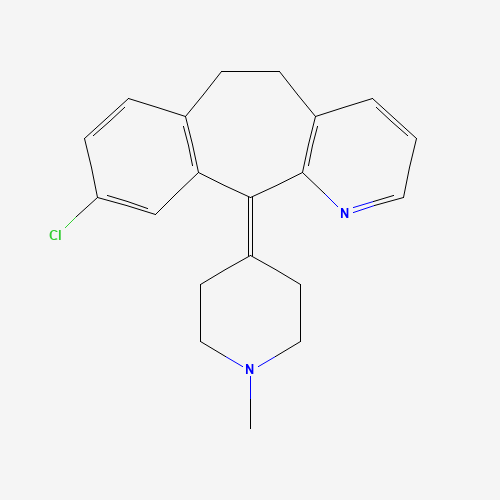 8-Dechloro-9-chloro-N-methyl Desloratadine (CAS: 38092-88-5) - Related Chemical Product