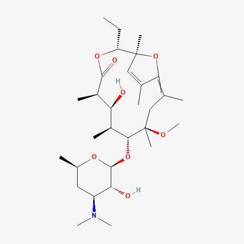 3-O-De(cladinosyl)-8,9,10,11-tetradehydro-9-deoxo-11,12-dideoxy-9,12-epoxy Clarithromycin (CAS: 127157-35-1) - Related Chemical Product