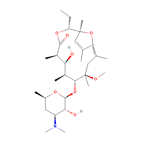3-O-De(cladinosyl)-8,9,10,11-tetradehydro-9-deoxo-11,12-dideoxy-9,12-epoxy Clarithromycin (CAS: 127157-35-1) - Related Chemical Product