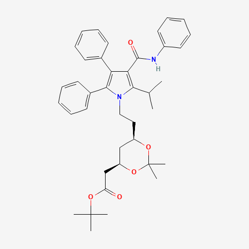 Defluoro Atorvastatin Acetonide tert-Butyl Ester (CAS: 1105067-91-1) - Related Chemical Product