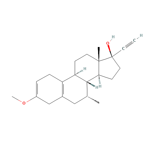 2-Dehydro-3-methoxy Tibolone (CAS: 15506-05-5) - Chemical Structure and Molecular Formula 