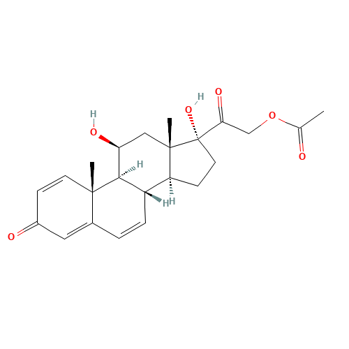 6,7-Dehydro Prednisolone 21-Acetate (CAS: 2427-45-4) - Related Chemical Product