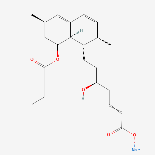 2,3-Dehydro Simvastatin Acid Sodium Salt (CAS: 393825-04-2) - Related Chemical Product