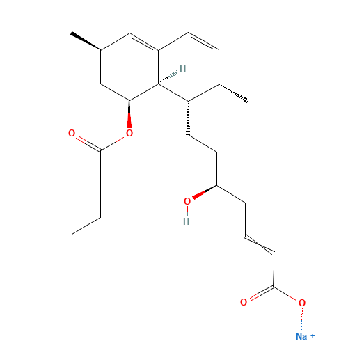 2,3-Dehydro Simvastatin Acid Sodium Salt (CAS: 393825-04-2) - Related Chemical Product