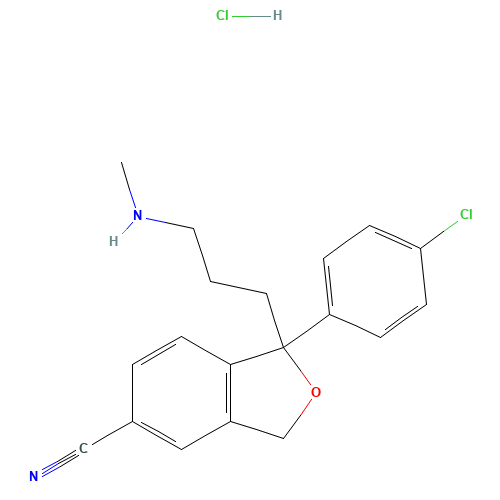 Demethylchloro Citalopram Hydrochloride (CAS: 64372-52-7) - Related Chemical Product