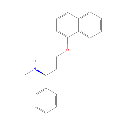 (S)-N-Demethyl Dapoxetine (CAS: 147199-39-1) - Chemical Structure and Molecular Formula 