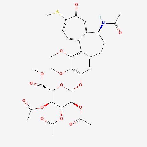 3-Demethyl Thiocolchicine 2-O-(2,3,4-Tri-O-acetyl-b-D-glucuronide Methyl Ester) (CAS: 250662-47-6) - Related Chemical Product