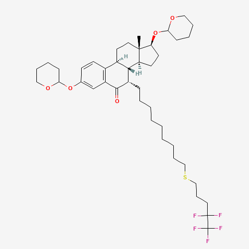 S-Deoxo-3,17b-bis-(O-tetrahydro-2H-pyran-2-yl)-6-oxo-fulvestrant (CAS: 862700-70-7) - Related Chemical Product