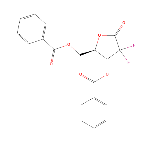 2-Deoxy-2,2-difluoro-D-threo-pentofuranos-1-ulose-3,5-dibenzoate (CAS: 122111-02-8) - Related Chemical Product