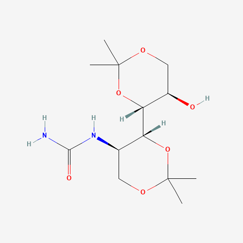 2-Deoxy-1,3:4,5-di-O-isopropylidene-2-oxamoylamino-D-mannitol (CAS: 128741-75-3) - Related Chemical Product