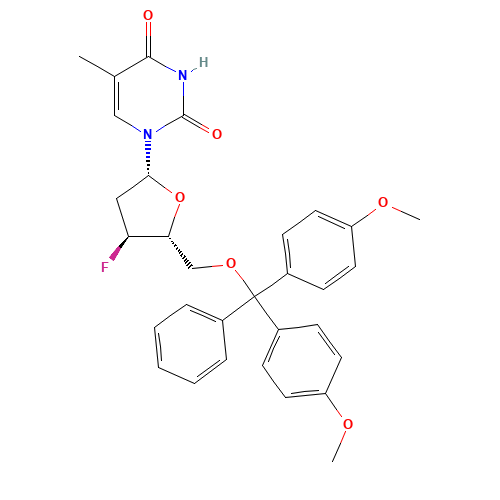 3'-Deoxy-3'-fluoro-5'-O-(4,4'-dimethoxytrityl)thymidine (CAS: 290371-78-7) - Related Chemical Product