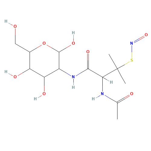 N-(2-Deoxy-a,b-D-glucopyranosyl)-S-nitroso-N-acetyl-D,L-penicillamine (CAS: 188849-82-3) - Related Chemical Product
