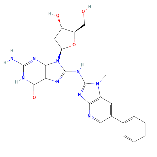 N-(Deoxyguanosin-8-yl)-2-amino-1-methyl-6-phenylimidazo[4,5-b]pyridine (CAS: 142784-25-6) - Related Chemical Product