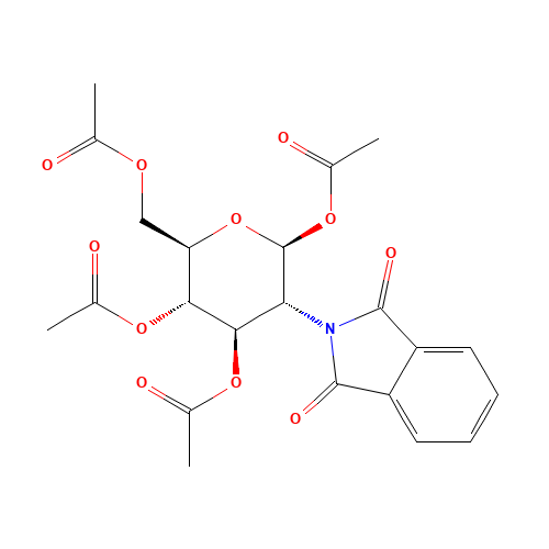 2-Deoxy-2-N-phthalimido-1,3,4,6-tetra-O-acetyl-b-D-glucopyranose (CAS: 10022-13-6) - Related Chemical Product