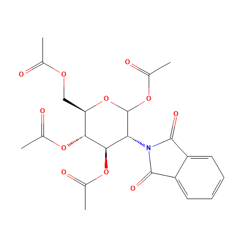 2-Deoxy-2-N-phthalimido-1,3,4,6-tetra-O-acetyl-D-glucopyranose (CAS: 79733-86-1) - Related Chemical Product