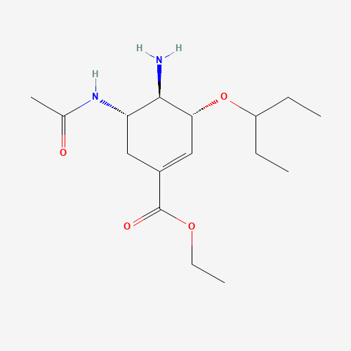 4-N-Desacetyl-5-N-acetyl Oseltamivir (CAS: 956267-10-0) - Related Chemical Product