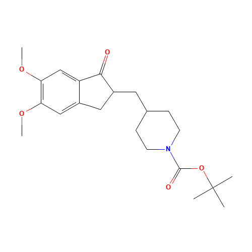 N-Desbenzyl N-tert-butyloxycarbonyl Donepezil (CAS: 948550-60-5) - Related Chemical Product