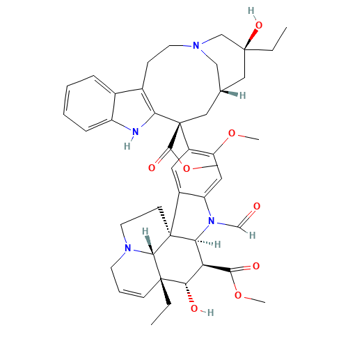 4-Desacetyl 3-Deoxy Vincristine (CAS: 99435-53-7) - Chemical Structure and Molecular Formula 