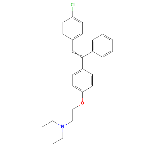 Deschloro-4'-chloro Clomiphene Citrate (CAS: 761364-34-5) - Related Chemical Product