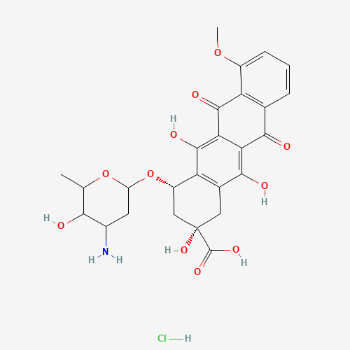 8-Desacetyl-8-carboxy Daunorubicin Hydrochloride (CAS: 58199-96-5) - Related Chemical Product