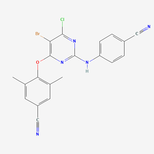 6-Desamino 6-Chloro Etravirine (CAS: 269055-76-7) - Related Chemical Product