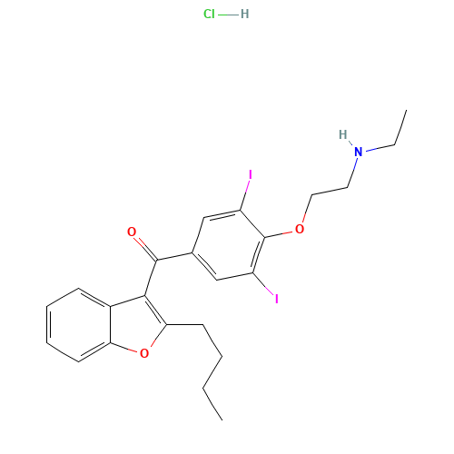 Desethyl Amiodarone Hydrochloride (CAS: 96027-74-6) - Related Chemical Product