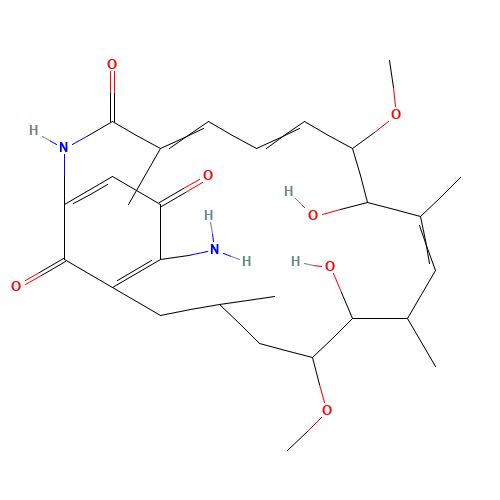 7-Descarbamoyl 17-Amino Geldanamycin (CAS: 169564-26-5) - Related Chemical Product