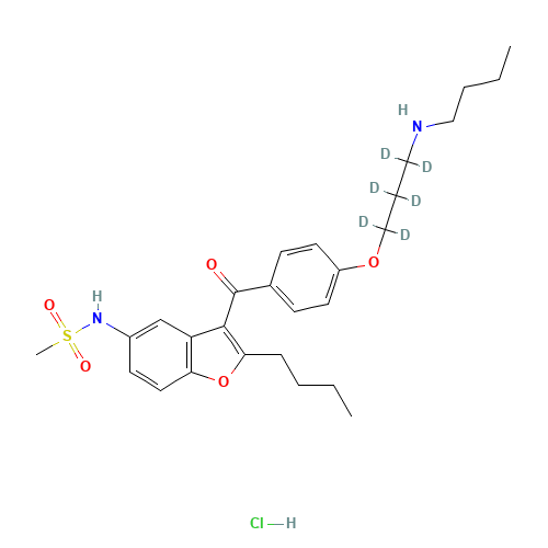 Desbutyl Dronedarone-d6 Hydrochloride (CAS: 1346598-70-6) - Related Chemical Product