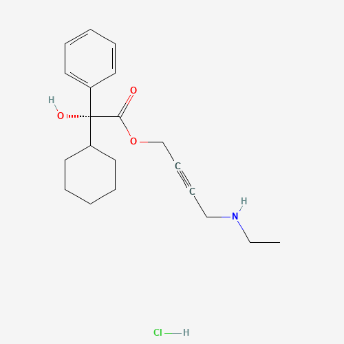 (R)-N-Desethyl Oxybutynin Hydrochloride (CAS: 181647-12-1) - Chemical Structure and Molecular Formula 