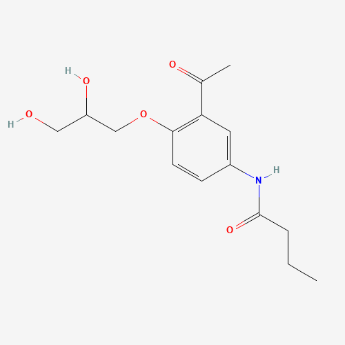 rac Des(isopropylamino) Acebutolol Diol (CAS: 96480-91-0) - Related Chemical Product