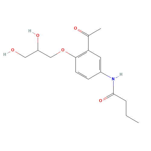 rac Des(isopropylamino) Acebutolol Diol (CAS: 96480-91-0) - Related Chemical Product