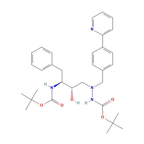 Des-N-(methoxycarbonyl)-L-tert-leucine Bis-Boc Atazanavir (CAS: 198904-86-8) - Related Chemical Product