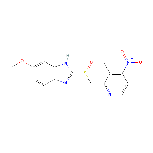 4-Desmethoxy-4-nitro Omeprazole (CAS: 317807-10-6) - Related Chemical Product