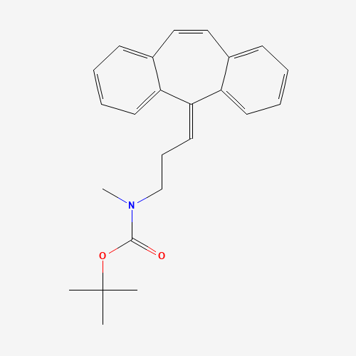 Desmethyl Boc-Cyclobenzaprine (CAS: 1346604-04-3) - Chemical Structure and Molecular Formula 