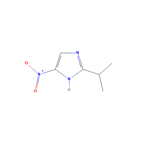 N-Desmethyl Ipronidazole (CAS: 13373-32-5) - Chemical Structure and Molecular Formula 