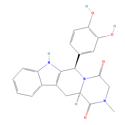 Desmethylene Tadalafil (CAS: 171489-03-5) - Chemical Structure and Molecular Formula 