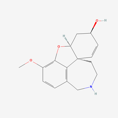N-Desmethyl Galanthamine (CAS: 41303-74-6) - Chemical Structure and Molecular Formula 