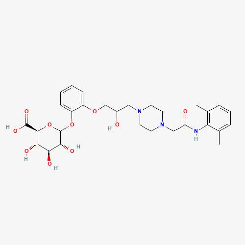 Desmethyl Ranolazine b-D-Glucuronide (mixture of diastereomers) (CAS: 172300-93-5) - Related Chemical Product