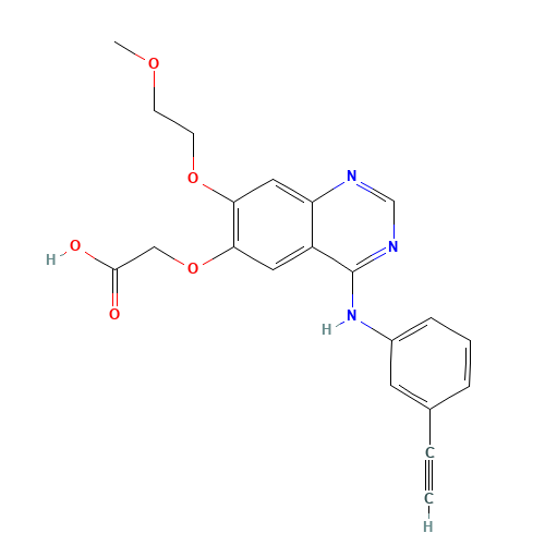 Desmethyl Erlotinib Carboxylate Acid (CAS: 882172-60-3) - Related Chemical Product