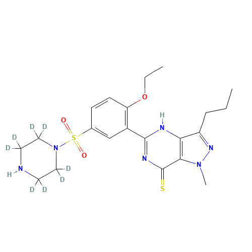 Desmethyl Thiosildenafil-d8 (CAS: 1215321-44-0) - Related Chemical Product
