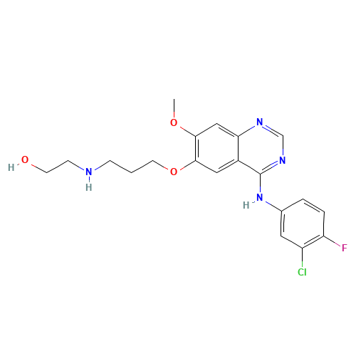 3-Desmorpholinyl-3-hydroxyethylamino Gefitinib (CAS: 847949-56-8) - Related Chemical Product