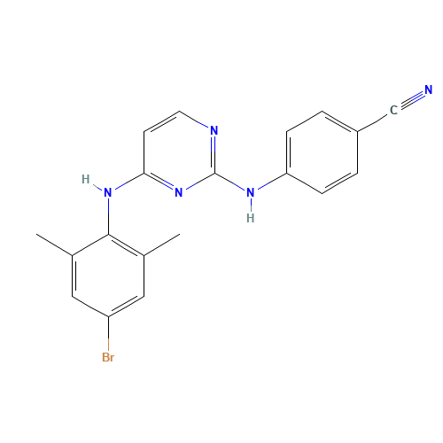 Despropenenitrile Bromo Rilpivirine (CAS: 374067-85-3) - Related Chemical Product