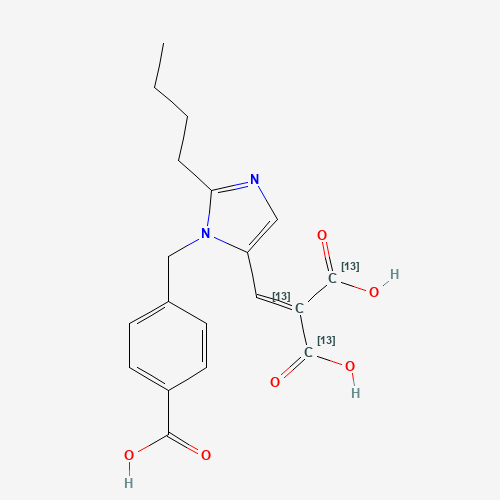 Des[2-(2-thienylmethyl)] Eprosartan-2-carboxylic Acid-13C3 (CAS: 1346598-85-3) - Related Chemical Product
