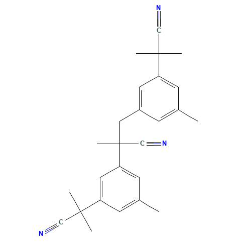 Di-Destriazole Anastrozole Dimer Impurity (CAS: 918312-71-7) - Related Chemical Product