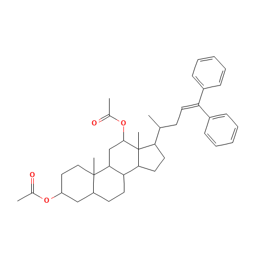 3,12-Diacetoxy-bis-nor-cholanyldiphenylethylene (CAS: 53608-88-1) - Related Chemical Product