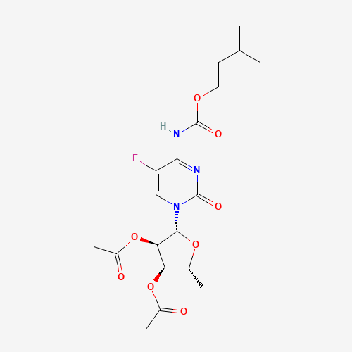 2',3'-Di-O-acetyl-5'-deoxy-5-fluoro-N-[(3-methylbutoxy)carbonyl]cytidine (CAS: 162204-22-0) - Related Chemical Product